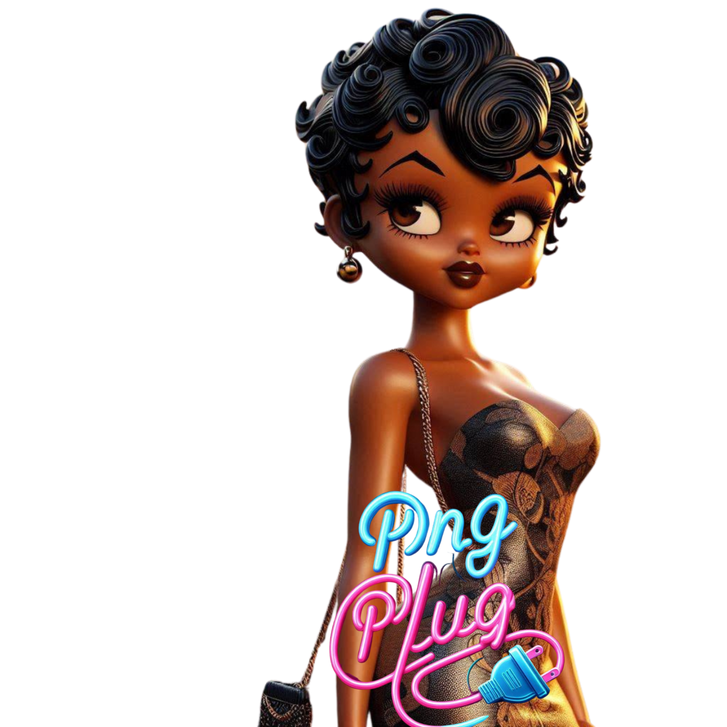 Vintage Glamour Betty PNG Bundle - Instant Digital Download