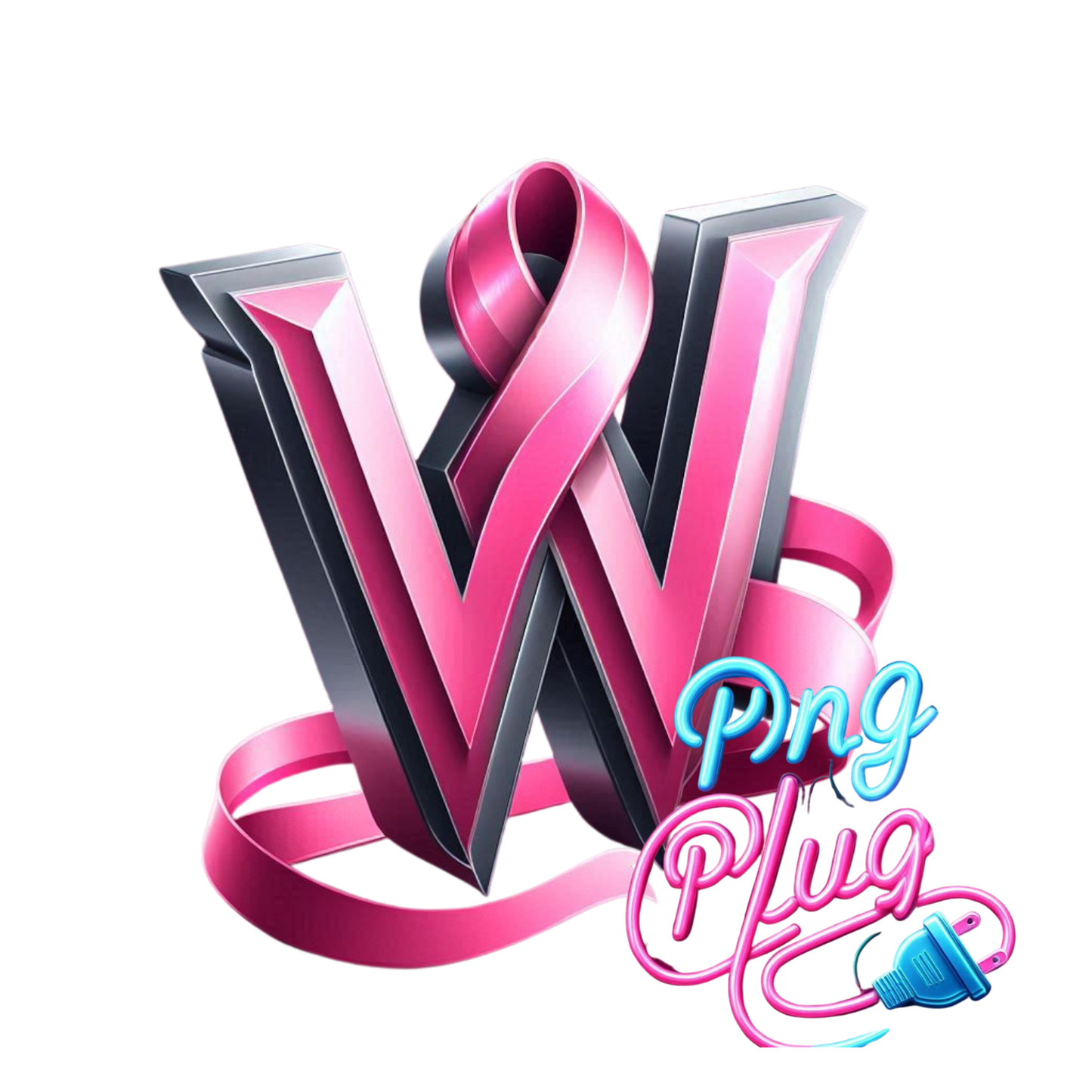 Pink Ribbon Wings: Breast Cancer Awareness Symbol- Instant Digital Download