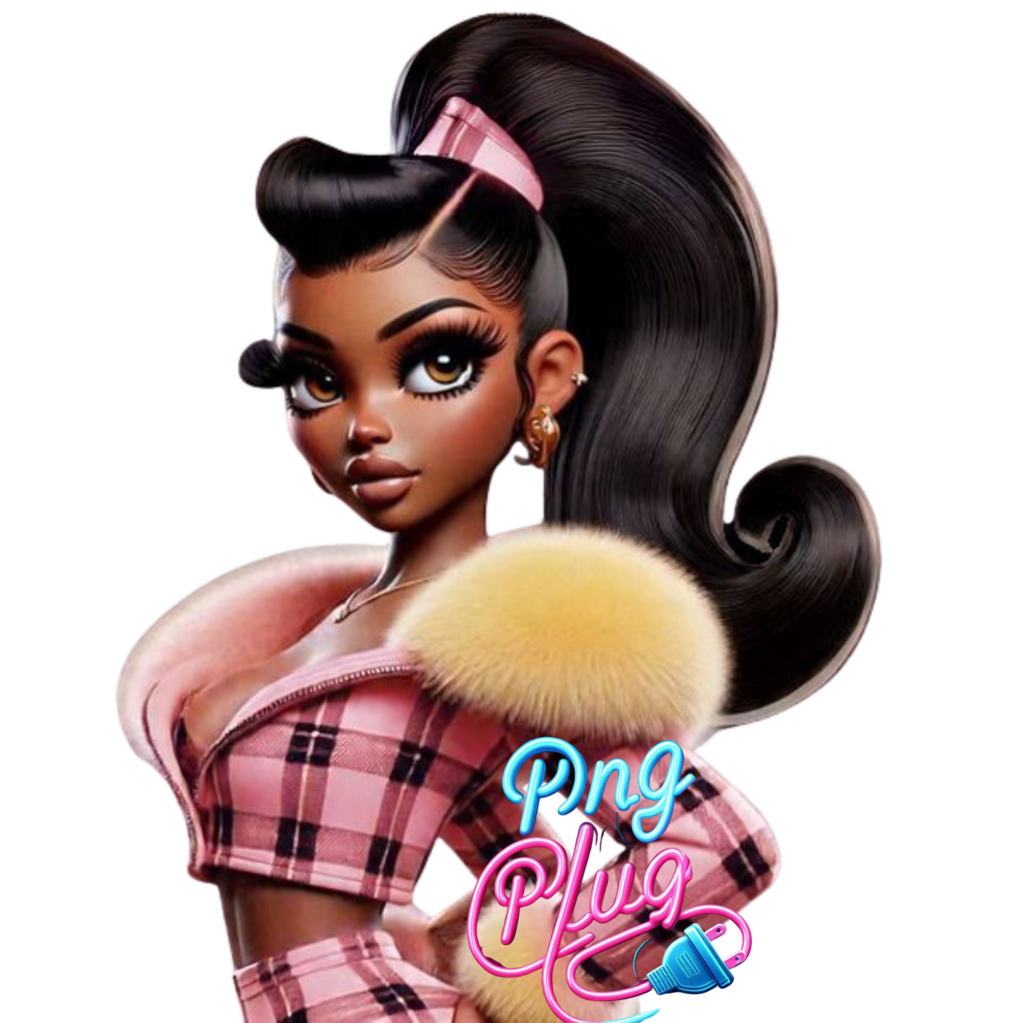 Glamorous Retro Betty Boop PNG Bundle Images - Instant Digital Download.