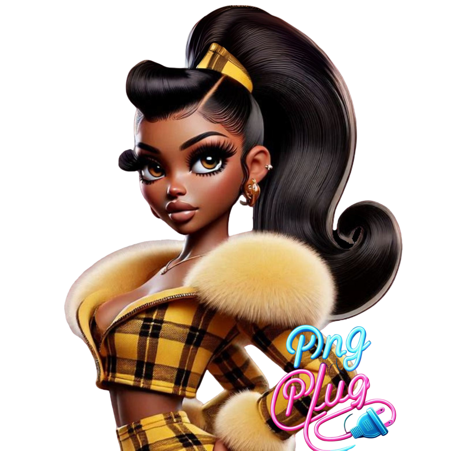 Glamorous Retro Betty Boop PNG Bundle Images - Instant Digital Download.