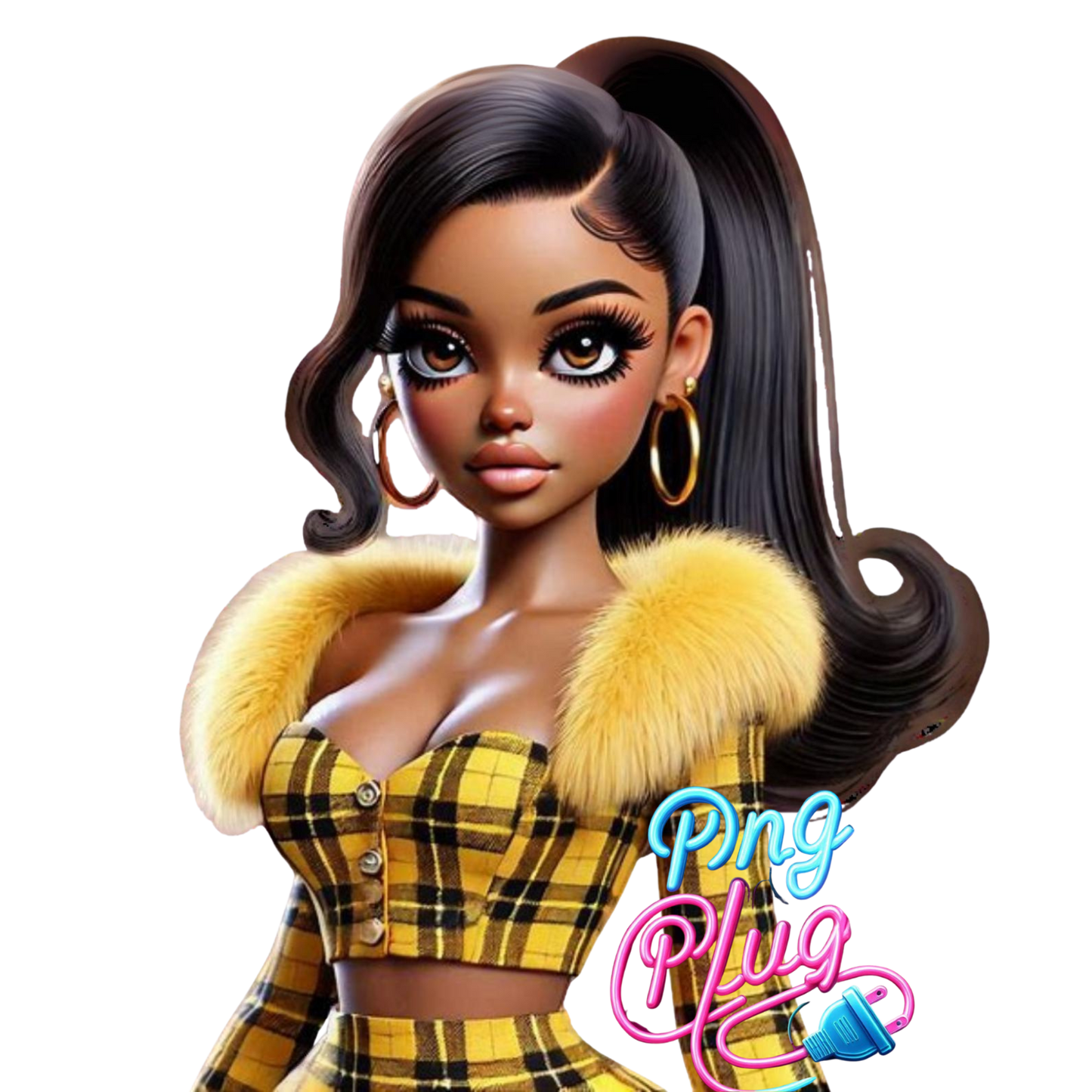 Glamorous Retro Betty Boop PNG Bundle Images - Instant Digital Download.