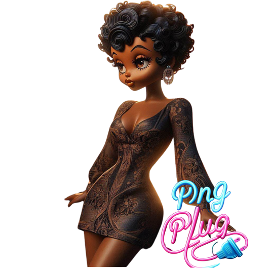 Vintage Glamour Betty PNG Bundle -  Instant Digital Download