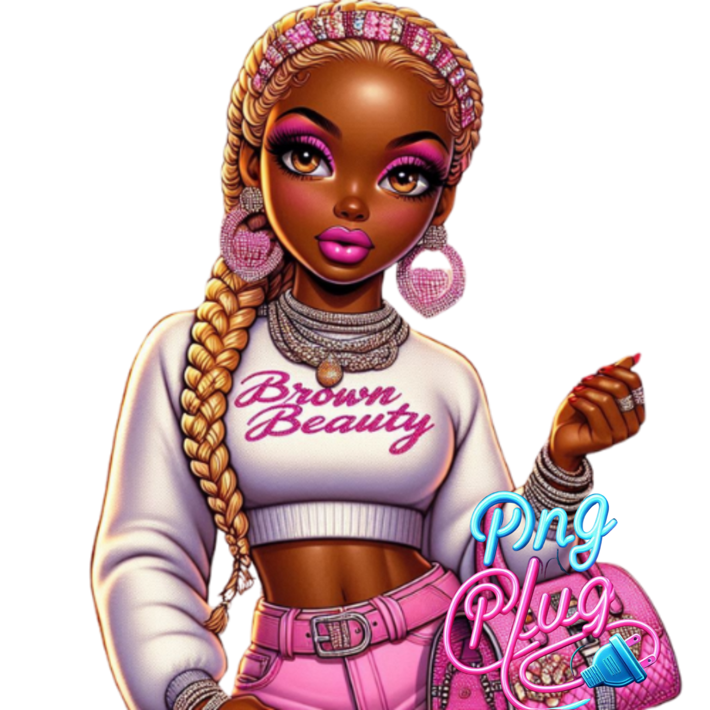 Betty Boop African American Diva PNG Bundle  - Instant Digital Download