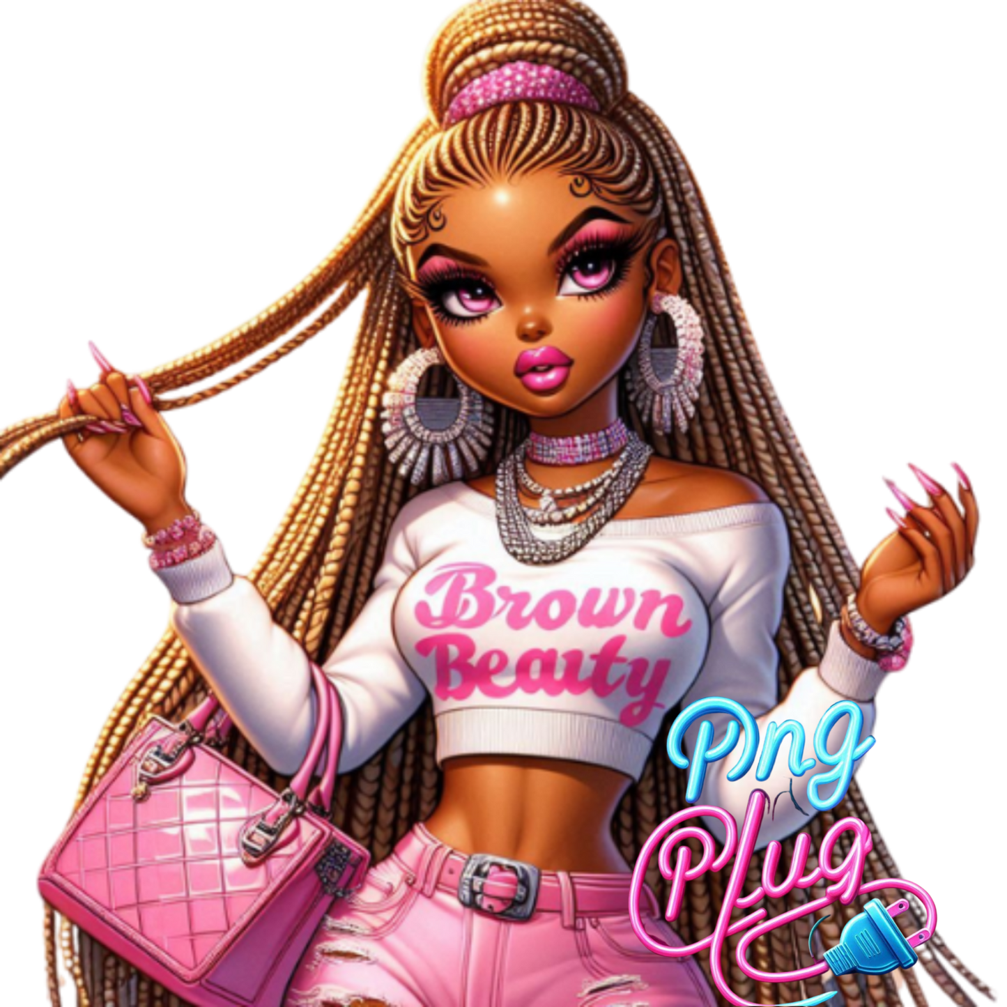 Betty Boop African American Diva PNG Bundle  - Instant Digital Download