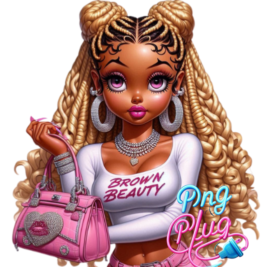 Betty Boop African American Diva PNG Bundle  - Instant Digital Download